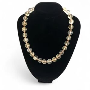 PEARLESENT 1950 Vintagd Beaded Choker Necklace Retro Chunky Statement